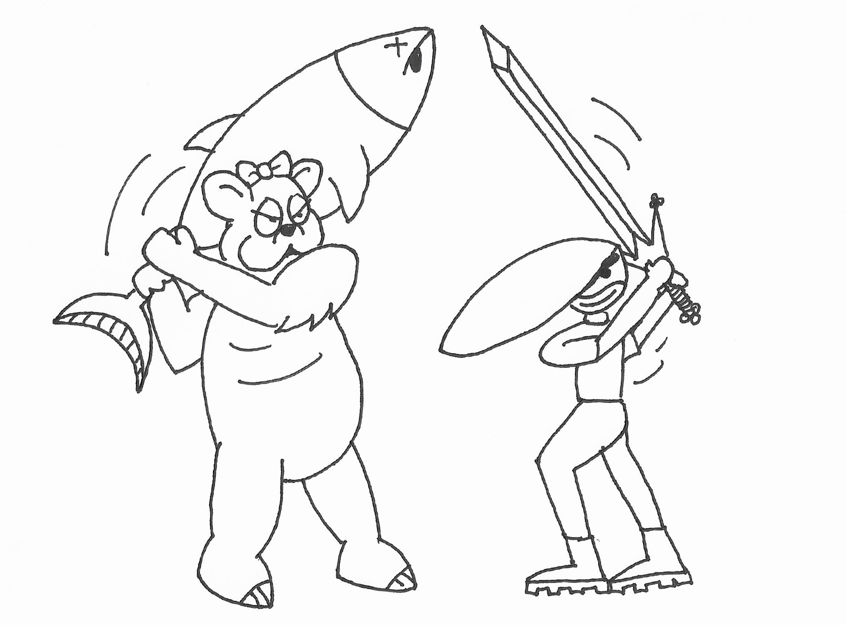 The original Tina the Tunabear comic