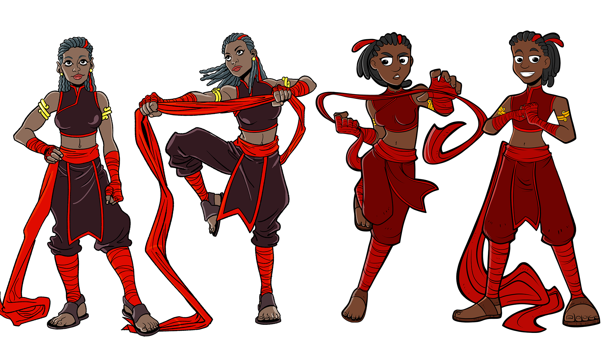 Rafael Dantas and Cleber Junior concept art