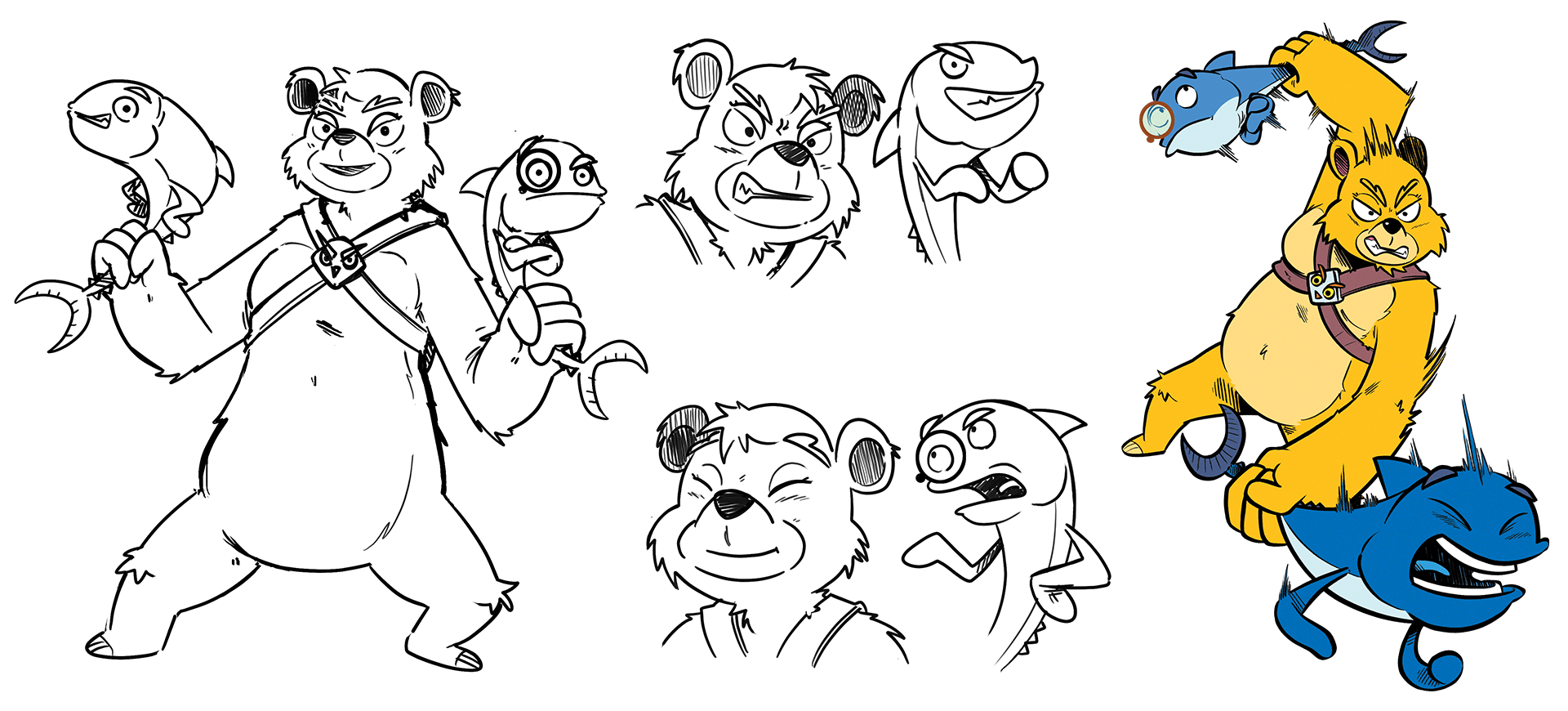 Tina the Tunabear concept art