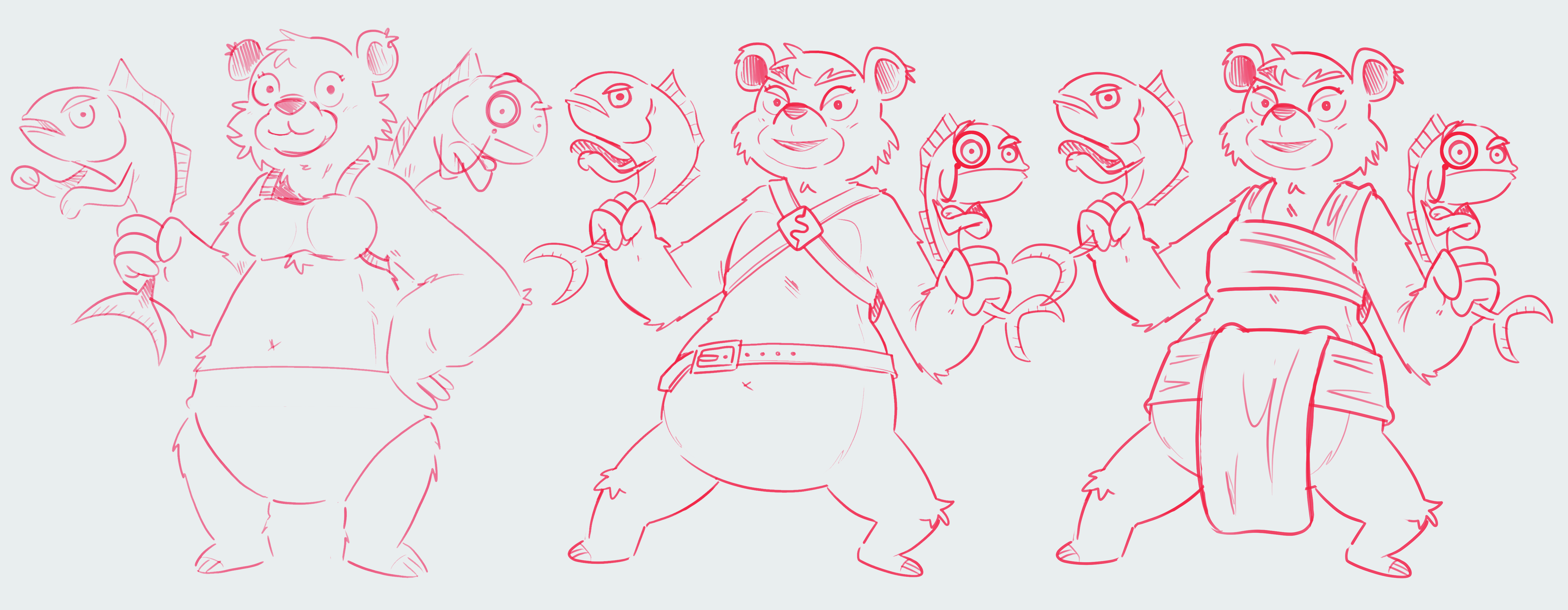 Tina the Tunabear clothing options